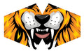 Tiger Design Reusable Fashion Face Covering