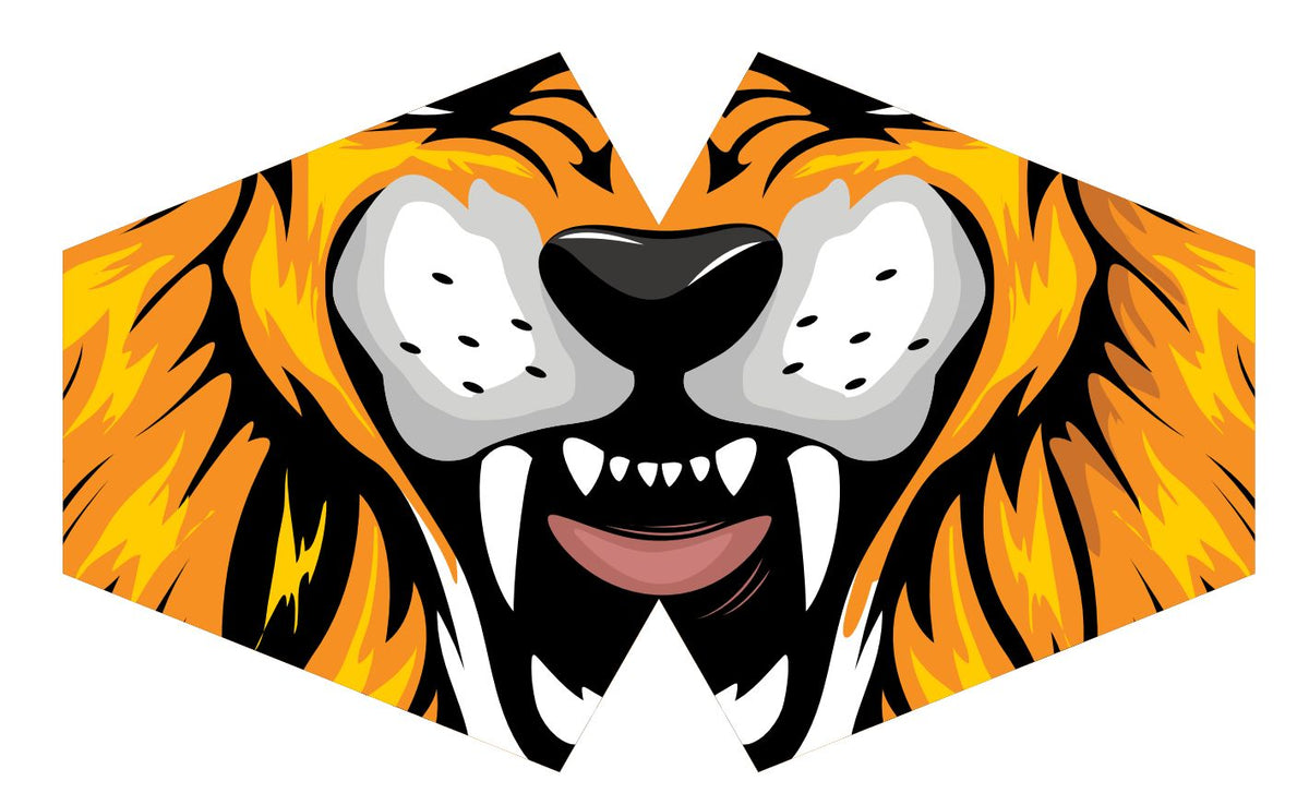 Tiger Design Reusable Fashion Face Covering