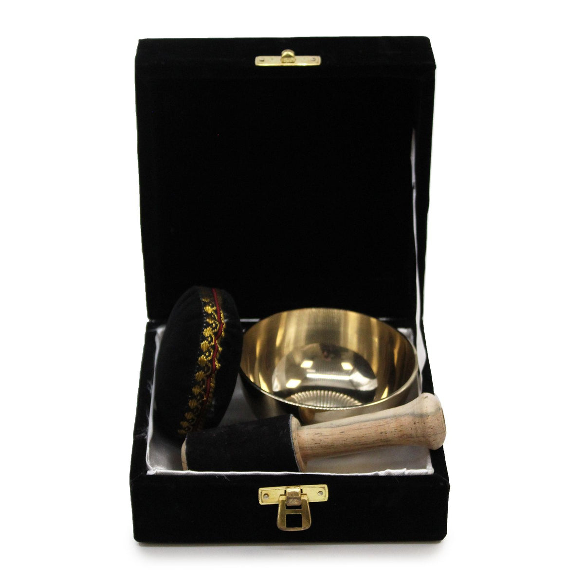Brass Singing Bowl Gift Set – 9cm