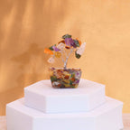 Mixed Gemstone Tree on Orgonite Base