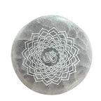 Set of 7 Chakra Selenite Charging Plates