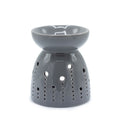 Grey Bubbles Cutout Oil Burner