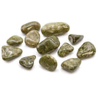 Epidote Snowflake Tumble Stones – 12 Medium