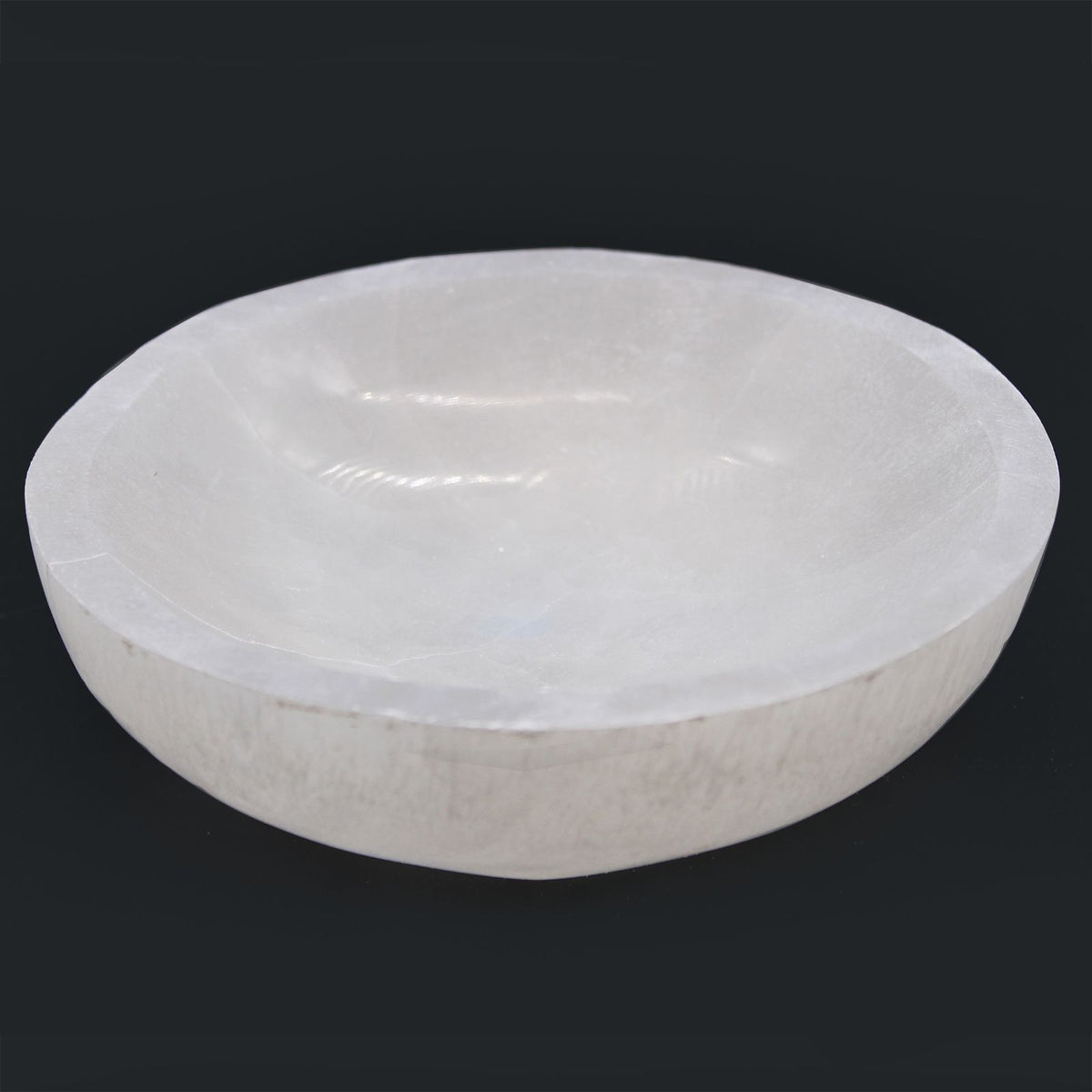 Selenite Round Bowl – 15cm