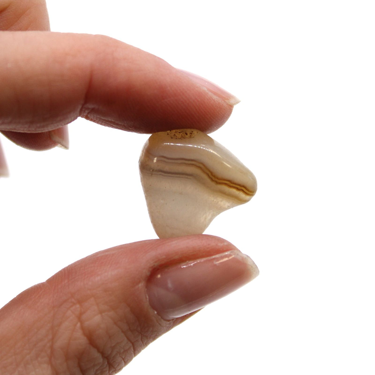 Botswana Grey Agate Tumble Stones – 24 Small Stones