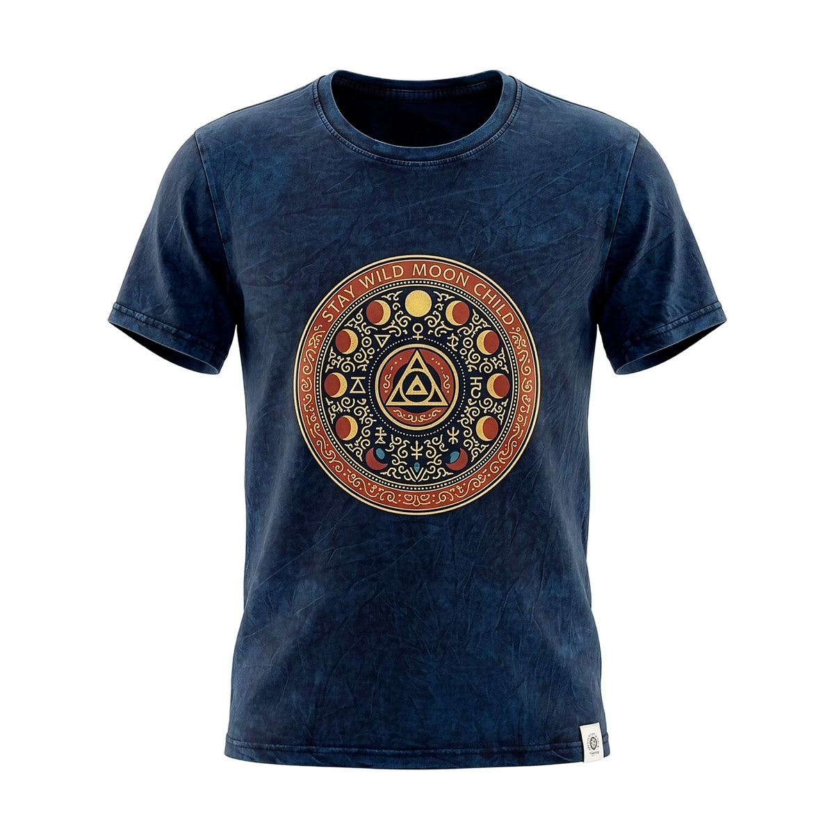 Stay Wild Moon Child T-Shirt – Blue, Small