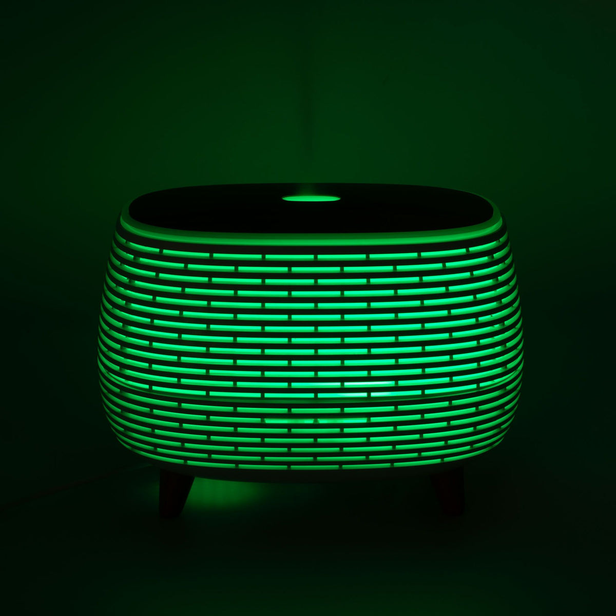 Ribbed Aroma Diffuser with Colour-Changing Light