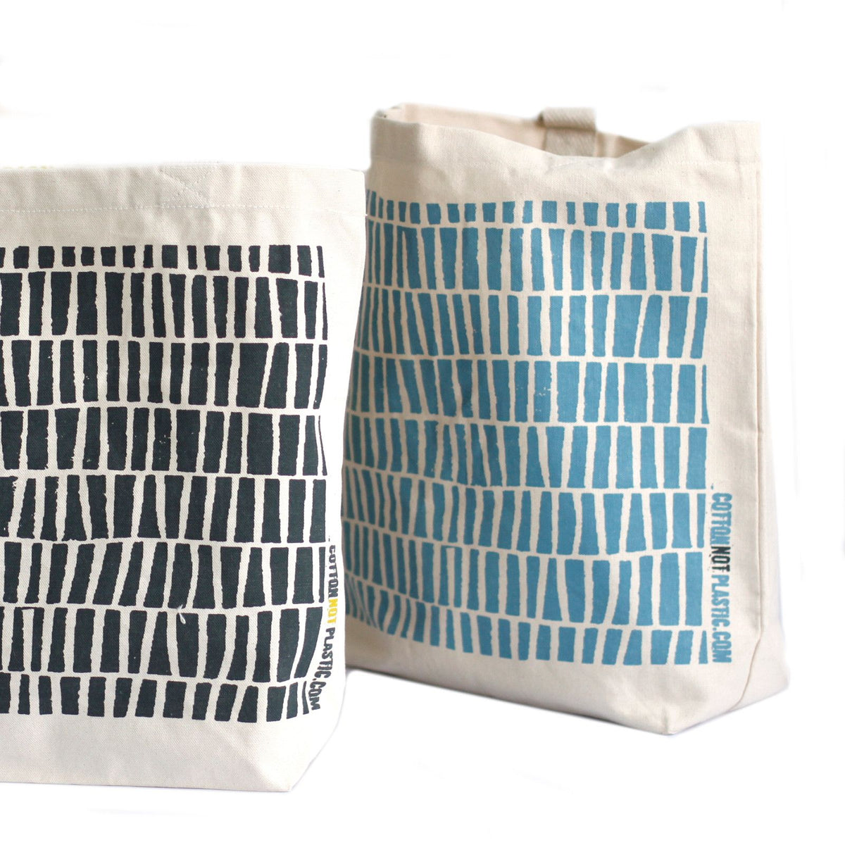 All-Over Design Cotton Shopping Bag – 4 Designs
