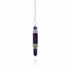 Amethyst Three-Piece Gemstone Pendulum Set