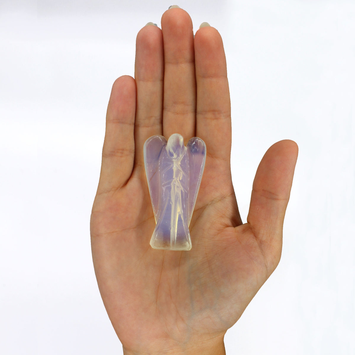Opalite Gemstone Angel Figure