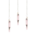 Rose Quartz Three-Piece Pendulum Set