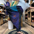 Purple Himalayan Print Aladdin Yoga Trousers