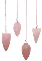 Rose Quartz Gemstone Pendulum