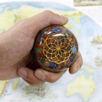 Lapis Orgonite Dome