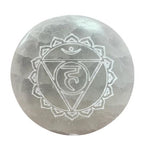 Set of 7 Chakra Selenite Charging Plates
