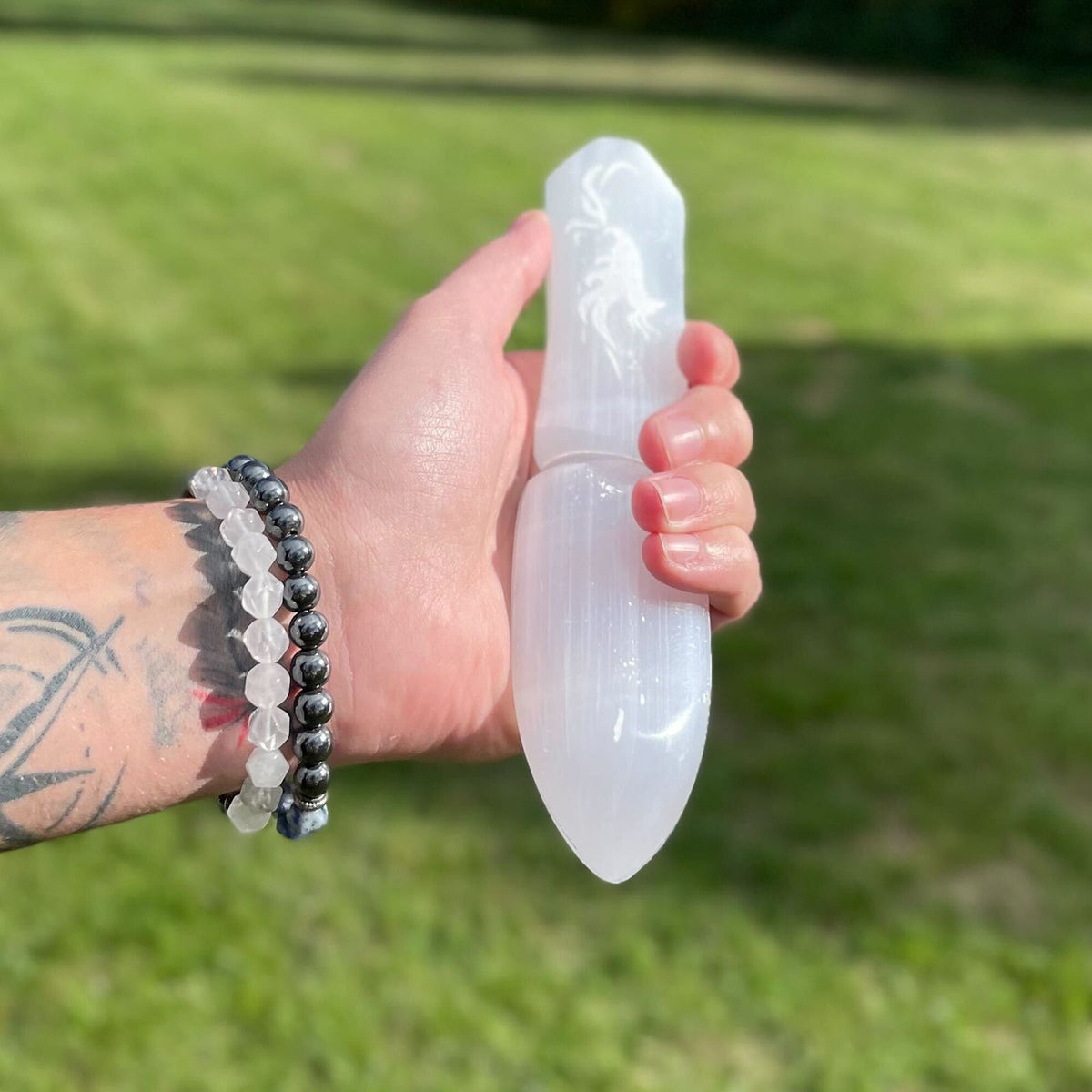 Selenite Ritual Knife – Letting Go of the Past