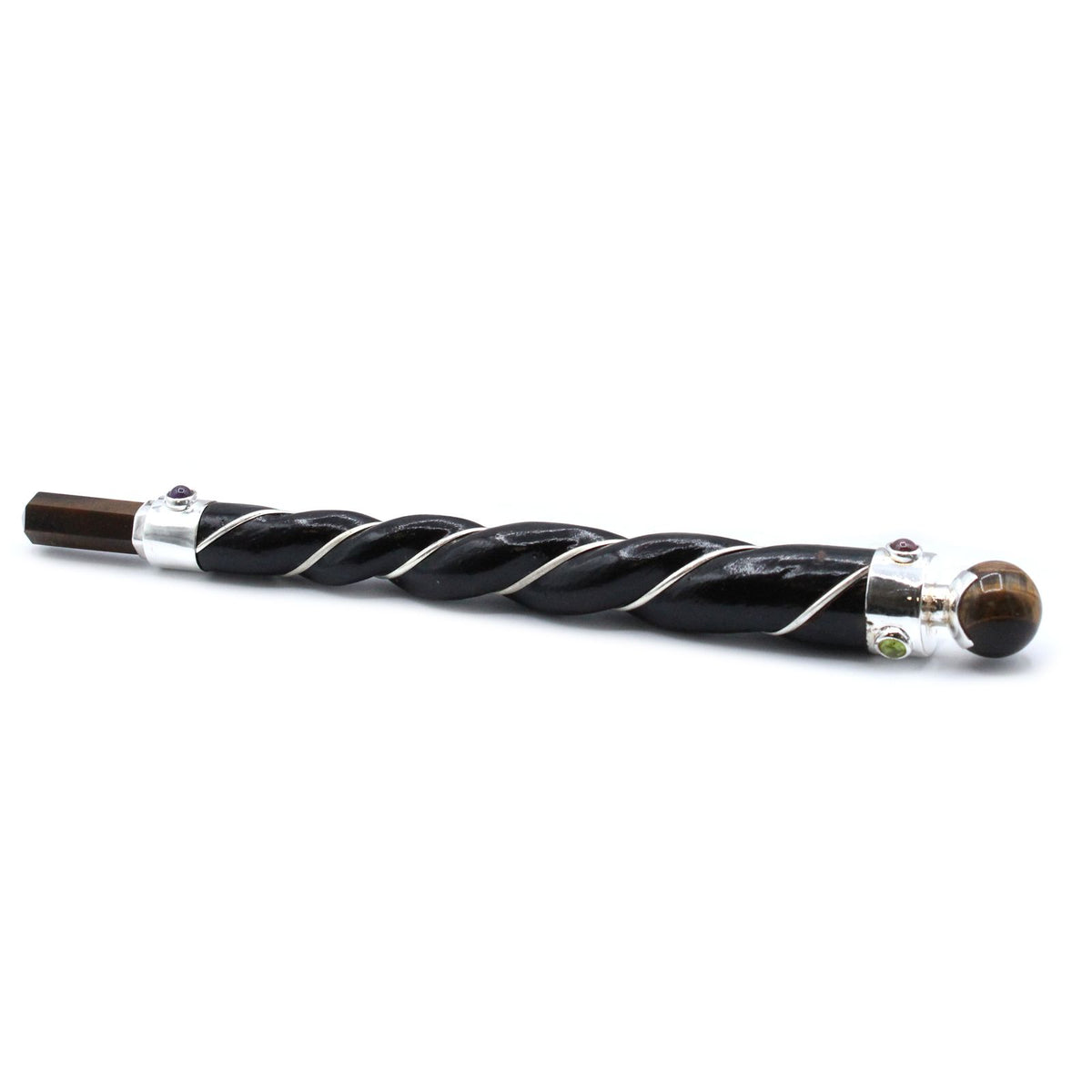 Copper Tiger’s Eye Crystal Healing Wand