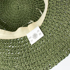 Moss Green Floppy Straw Sun Hat – Nomad Sari