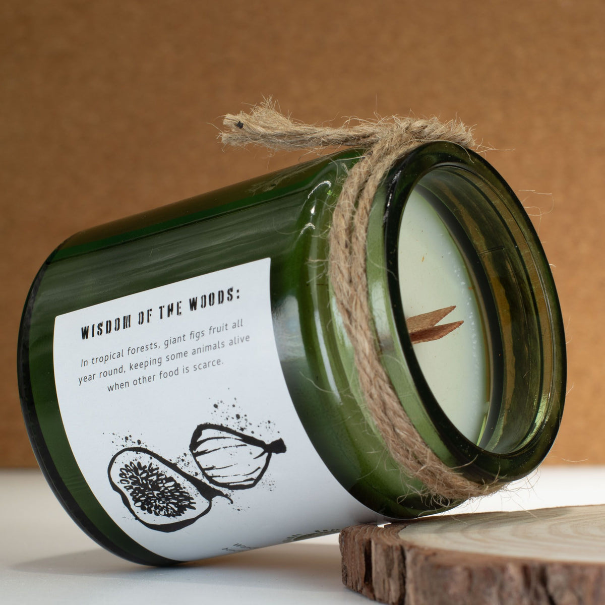 Crushed Fig & Cassis Woodwick Soy Candle