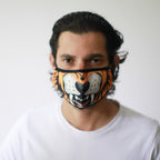 Tiger Reusable Fashion Face Covering for Children