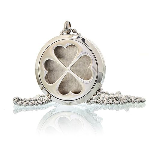 Four Leaf Clover Aromatherapy Necklace – 30mm