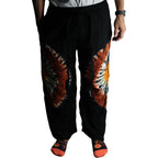 Japanese Style Lounge Pants – Black, Chocolate and Orange