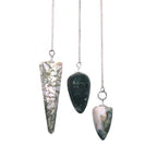 Tree Agate Gemstone Pendulum