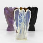 Opalite Gemstone Angel Figure