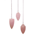 Rose Quartz Gemstone Pendulum