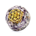 Amethyst Orgonite Dome
