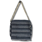 Soft Banjara Laptop Bag with Blue Stripes