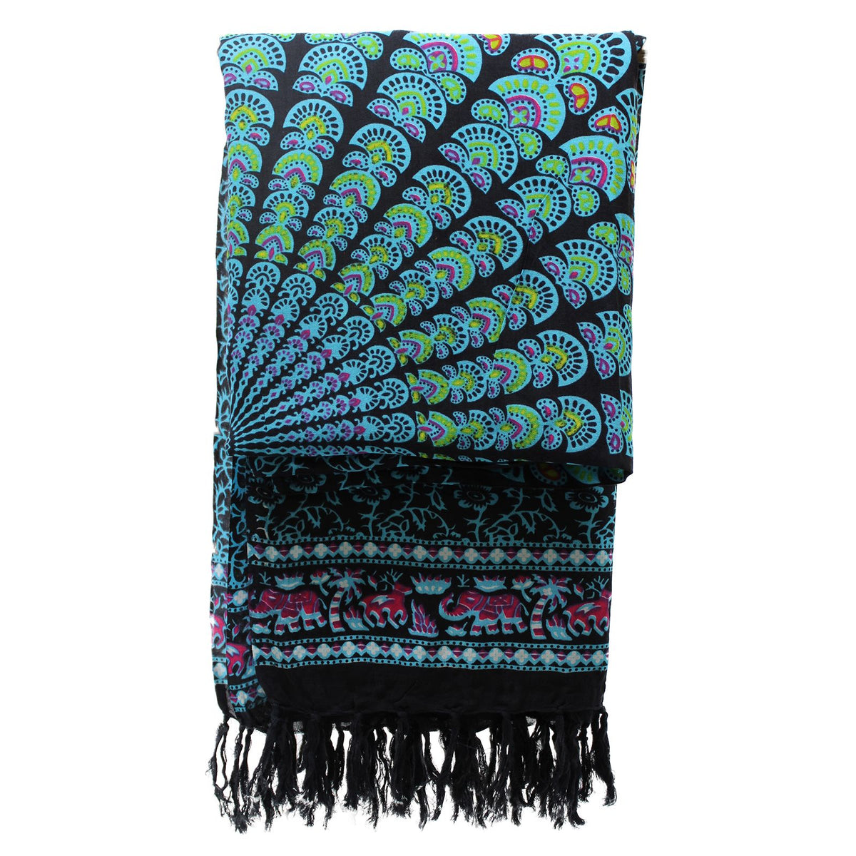 Peacock Classic Mandala Sarong