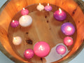 Large Lavender Floating Candles