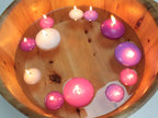 Large Lavender Floating Candles
