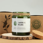 Jasmine Glade Woodwick Soy Candle