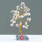 Rose Quartz Gemstone Tree – 80 Stones