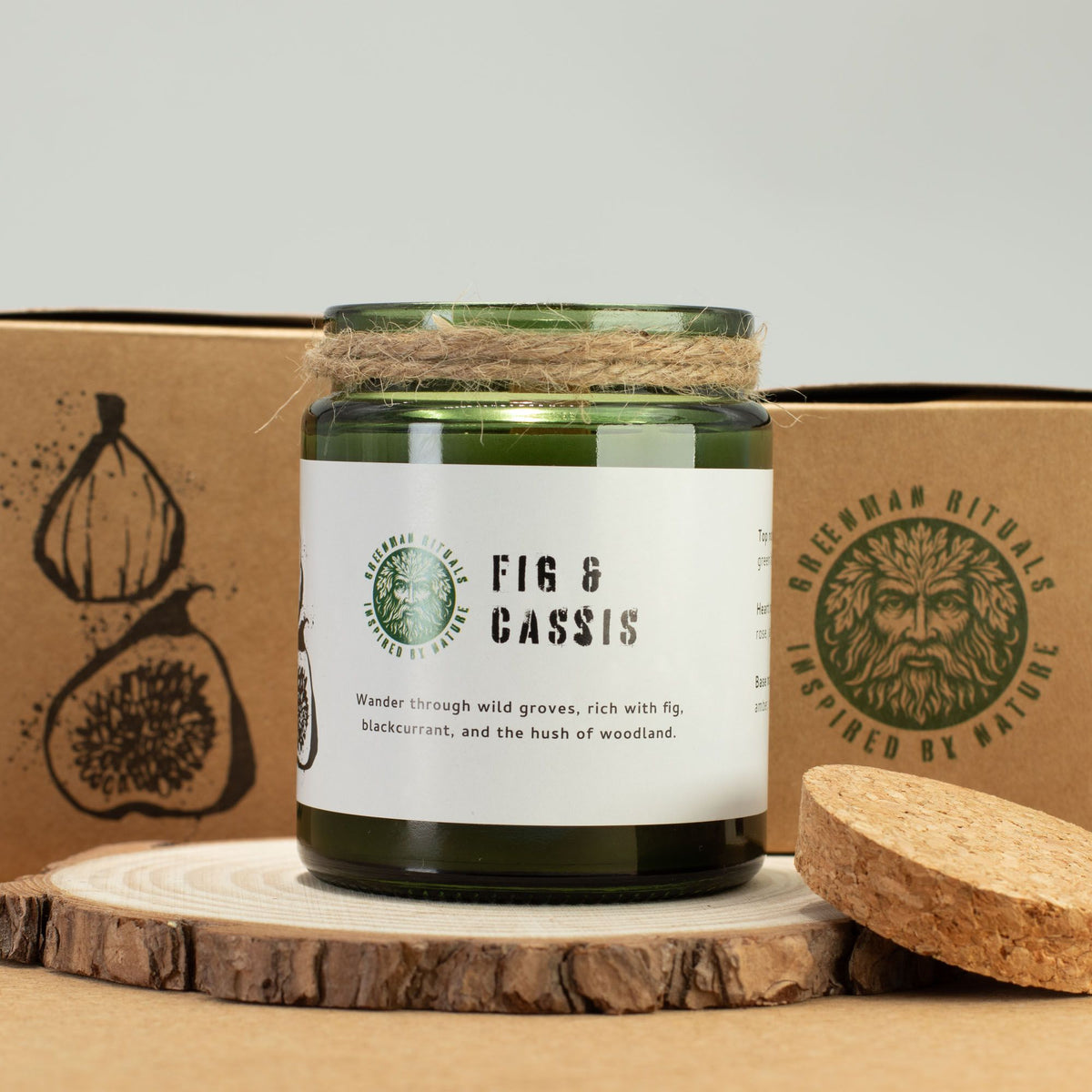 Crushed Fig & Cassis Woodwick Soy Candle