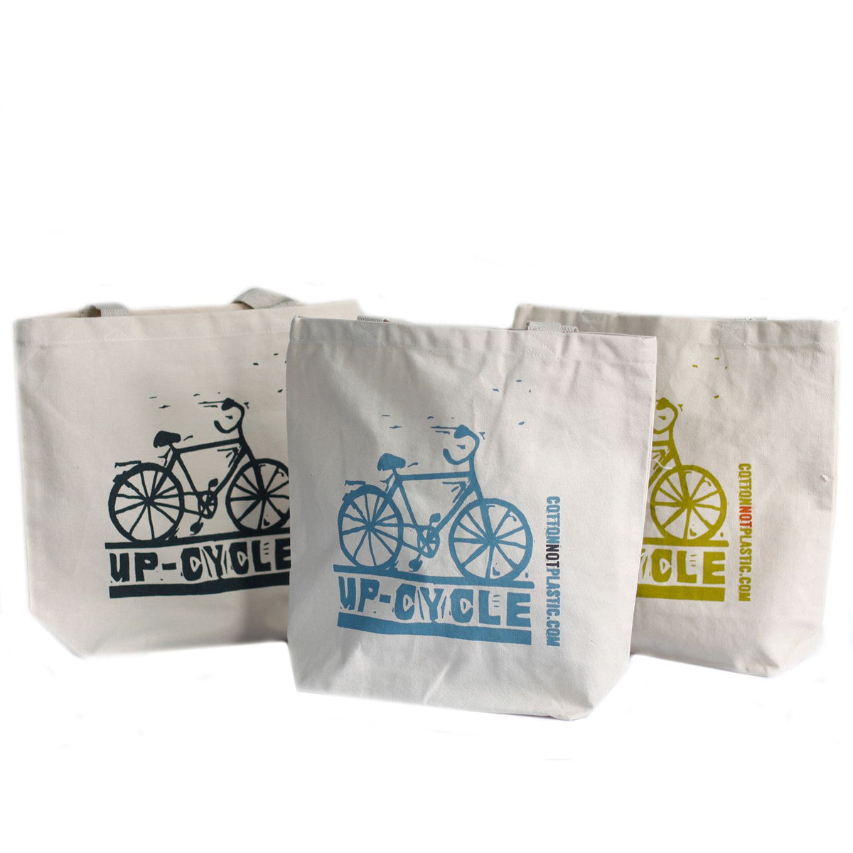 Upcycled Cotton Bag – 4 Designs