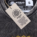 Mandala Stonewashed Cotton T-Shirt – Dark Grey, Small