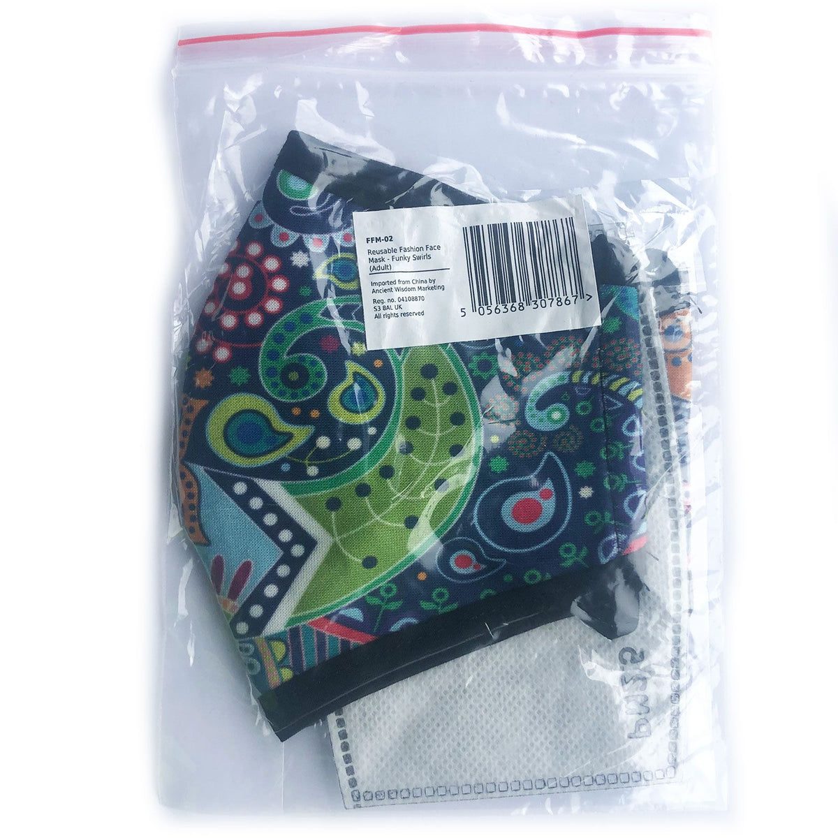 Flower of Life Reusable Fashion Face Covering