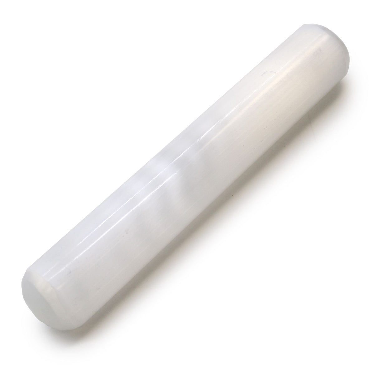 Selenite Wand with Rounded Ends – 16cm