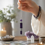 Amethyst Three-Piece Gemstone Pendulum Set