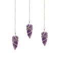 Amethyst Raw Gemstone Pendulum