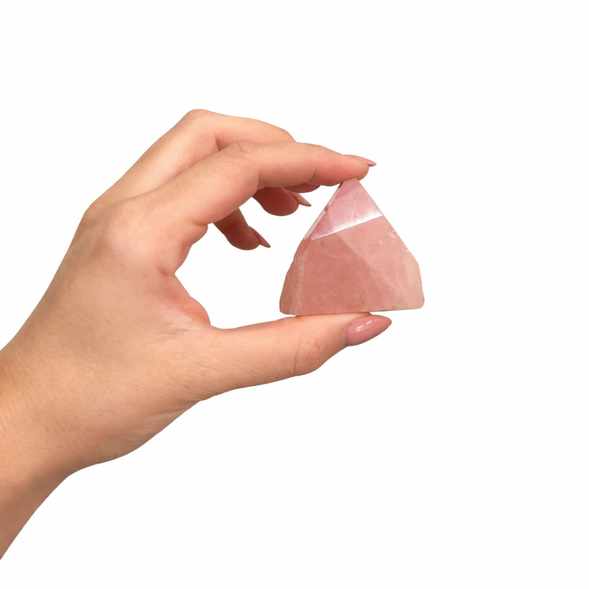 Rose Quartz Polished Gemstone Points – Approx. 5–6