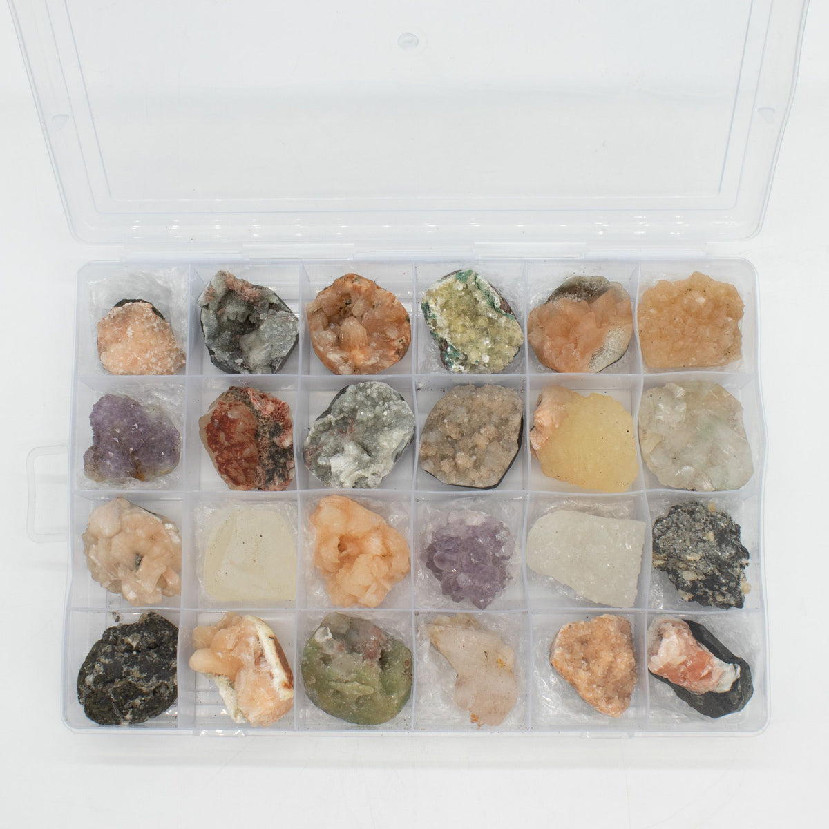 Mixed Indian Zeolite Mineral Display Specimens