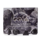Black Tourmaline Gemstone Shapes Set