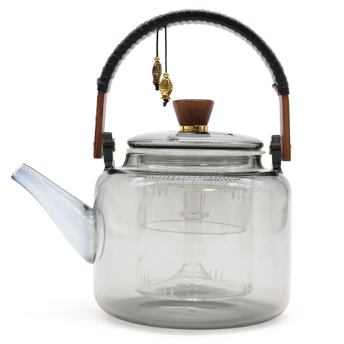 Glass Infuser Teapot with Steamer System – 1 Litre