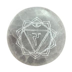 Set of 7 Chakra Selenite Charging Plates