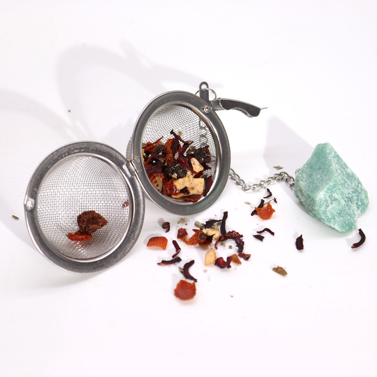 Amethyst Cluster Crystal Tea Strainer
