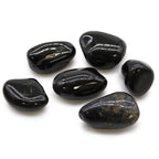 Black Onyx Tumble Stones – 6 Large Stones
